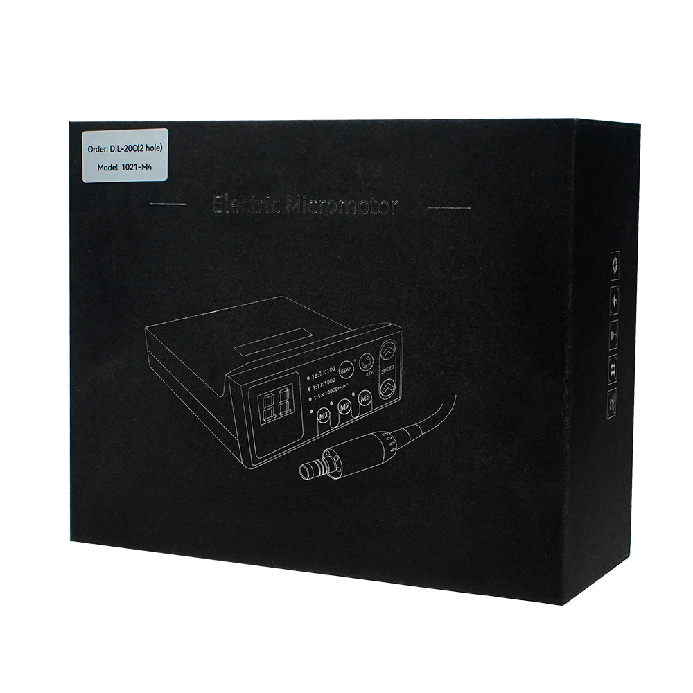 Micromotor eléctrico externo 1021-M4 (DIL-20C) c/contra ángulo 1:5 LED incluido. TEALTH