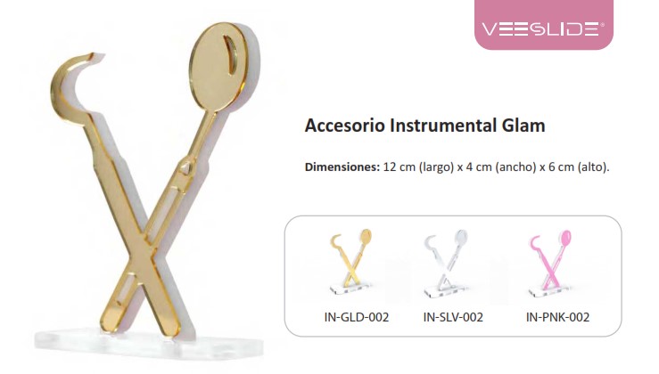 Accesorio deco Instrumental Glam + 2 llaveros - VEESLIDE