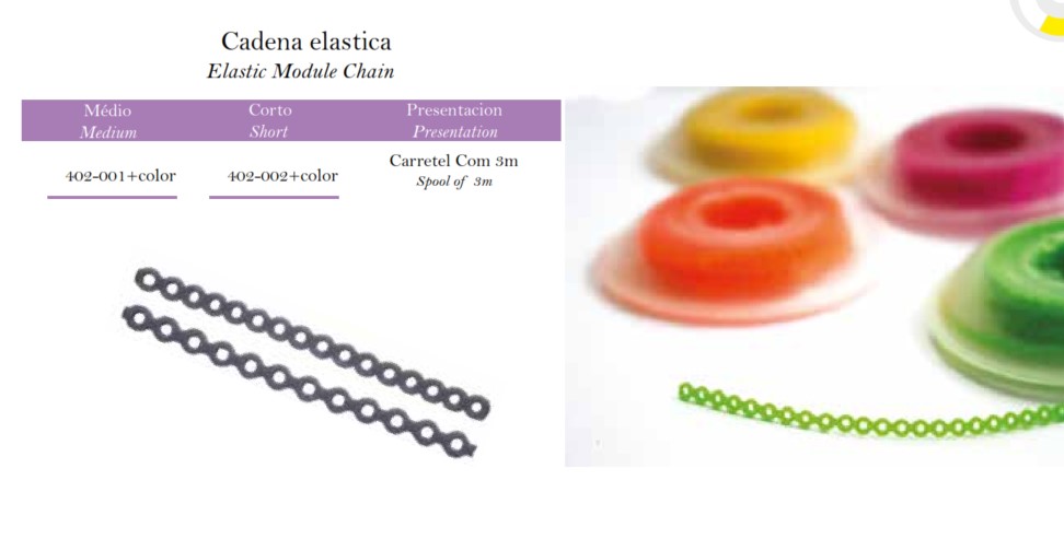 Cadena Cristal - 3 mts - Tecnident - 402-001+16