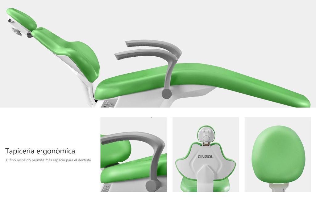 sillon odontologico x1 verde colgante - cingol