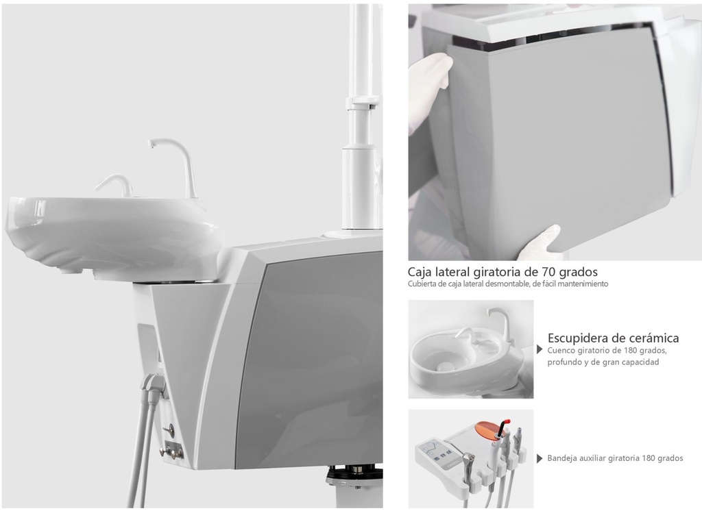 sillon odontologico x1 verde colgante - cingol