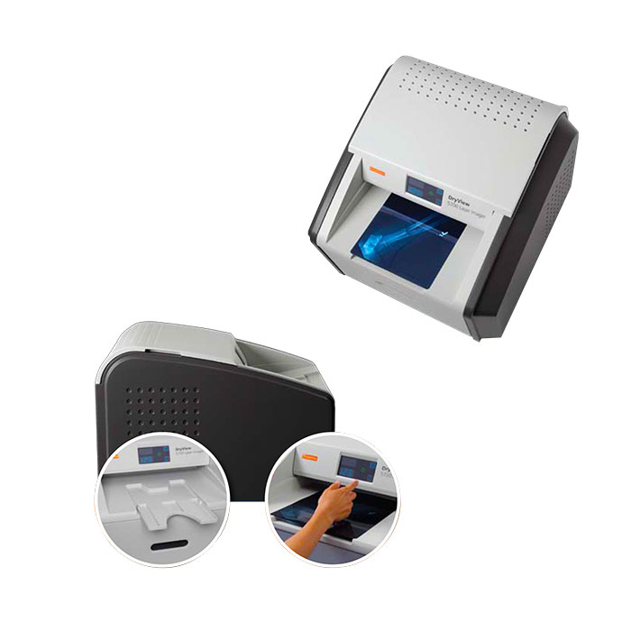 Películas  Radiográficas DRYVIEW - 8 x 10 pulgadas (20 x 25 cm)  . Carestream