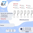 Sierras de metal para  stripping p/  contrangulo de stripping- TEALTH