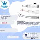 

Kit Estudiantes (T-05-B2) - Turbina Push 3 spray + Contra ángulo Push + Micromotor Neumático. TEALTH