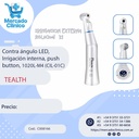 Contra ángulo LED, Irrigación interna, push button, 1020L-M4 (CIL-01C) - TEALTH