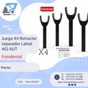 Juego X4 Retractor separador Labial 402 AUT - FOTODENTAL