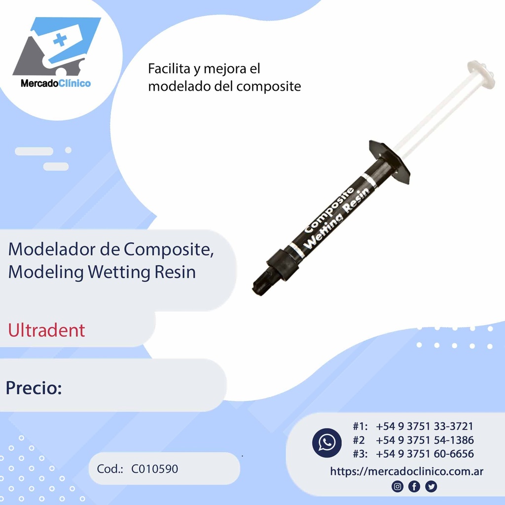 Modelador de Composite, Modeling Wetting Resin - Ultradent