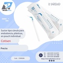 Suctor tipo cánula para endodoncia, plásticas, en pouch individual - Cotisen