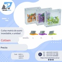 Cuñas matriz de acero inoxidable, x unidad - Cotisen