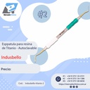 Espátula Composite Titanio #2 - Mango Anatómico siliconado - Indusbello