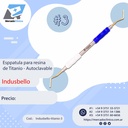 Espátula Composite Titanio #3 - Mango Anatómico siliconado - Indusbello