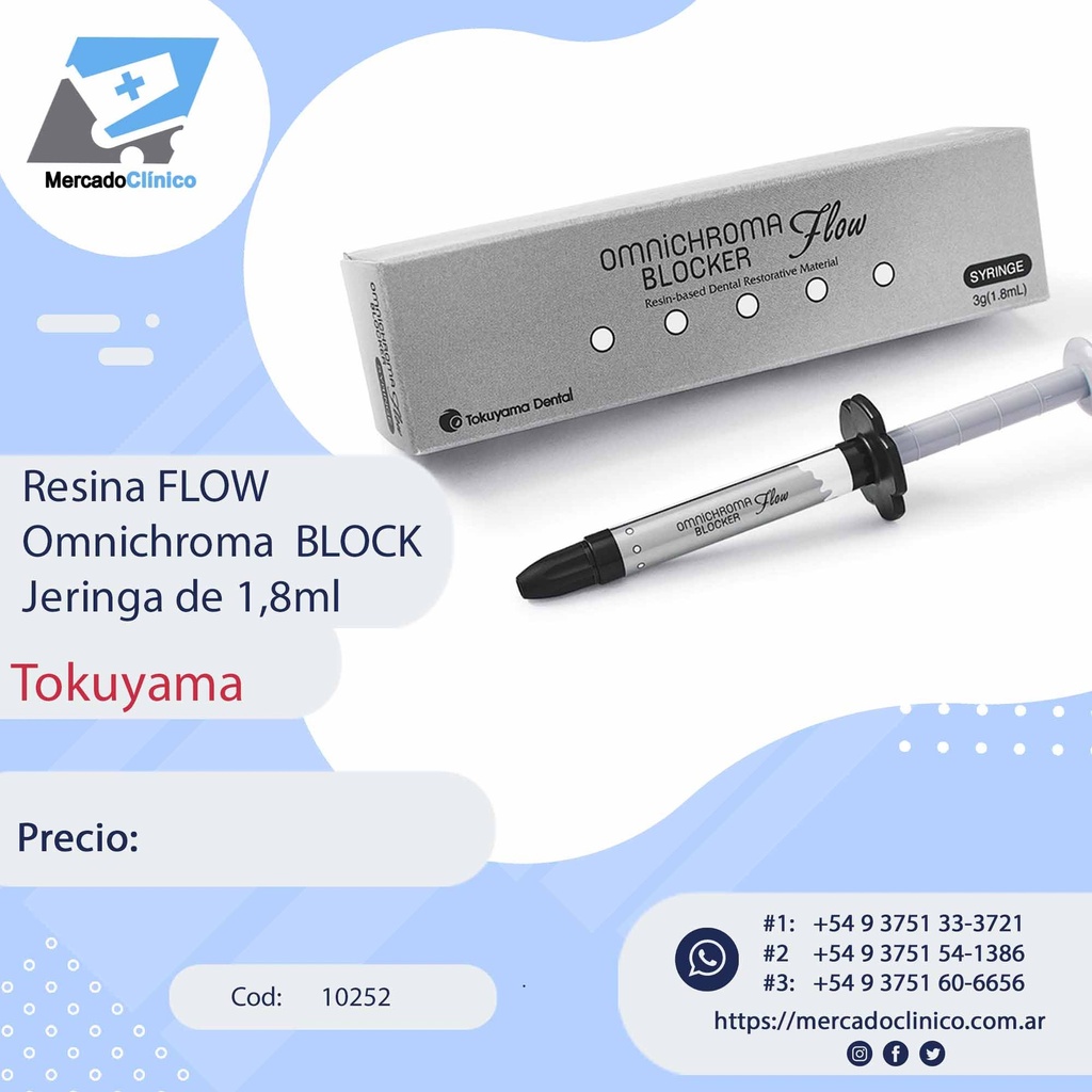 Resina FLOW - Omnichroma  block x 1,8ml - Tokuyama Dental