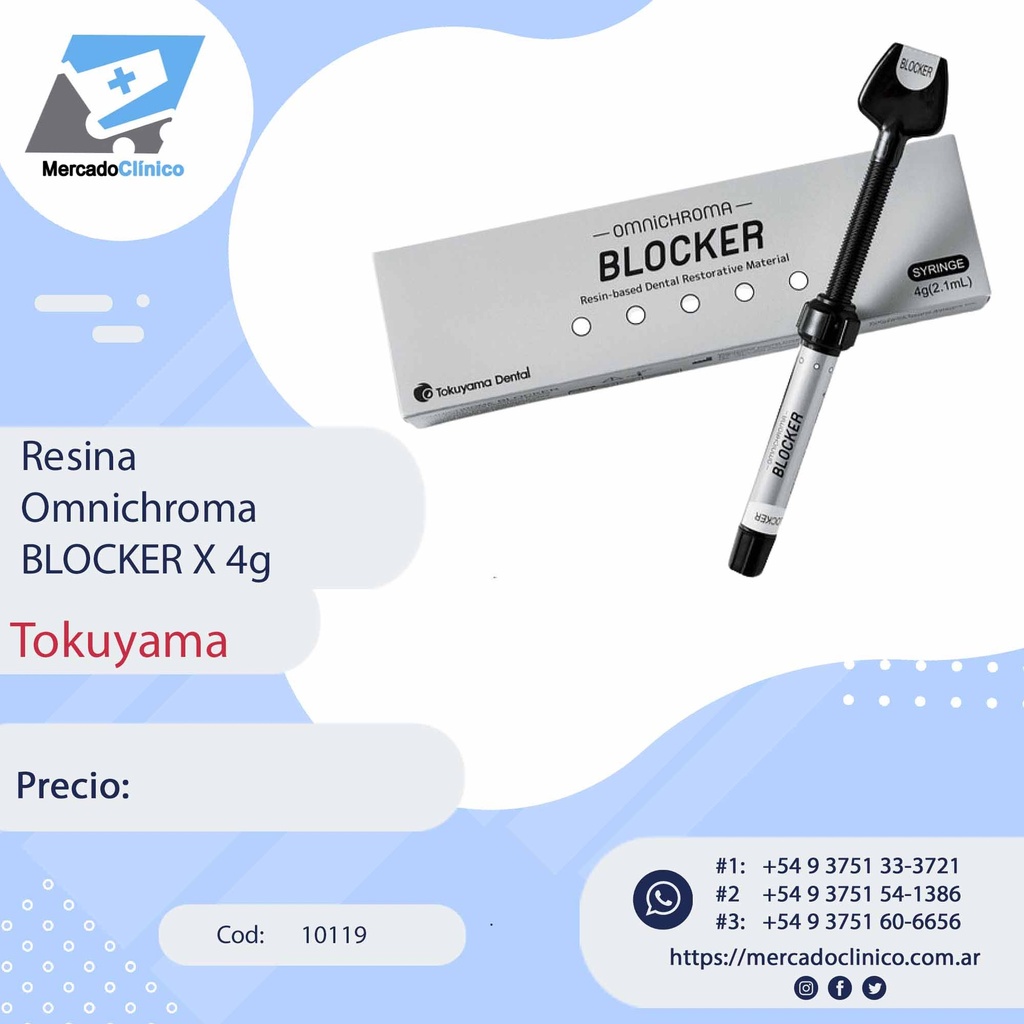 Composite Resina - Omnichroma BLOKER x 4 gr - Tokuyama Dental