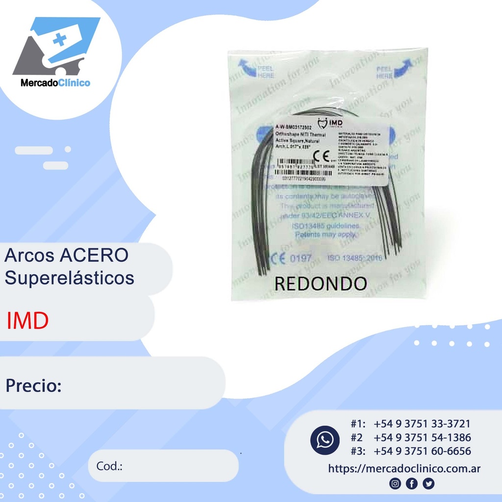 Arcos Acero - Redondos - IMD