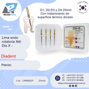 Lima endo  rotatoria Niti Dia X - 25 mm - Diadent