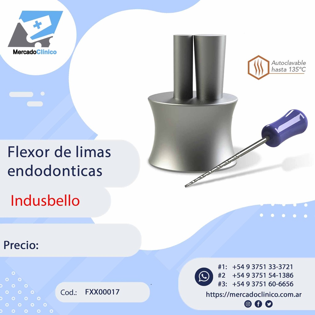 Flexor de limas endodóntica - Indusbello