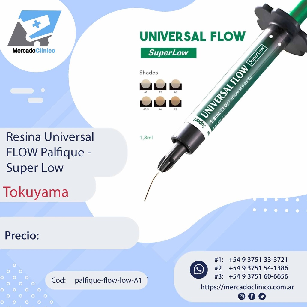 Resina FLOW - Palfique - Medium - Tokuyama (copia)
