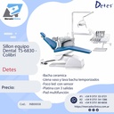 Sillon equipo Dental TS-6830 - Colibrí - Detes