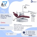 Sillon equipo Dental TS-7830 - Colgante - Detes