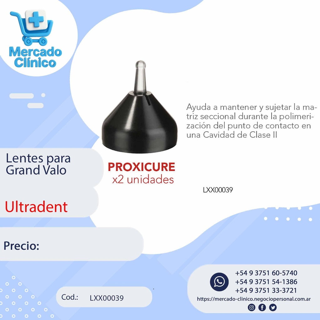 Lentes para Grand Valo - Proxicure - Ultradent