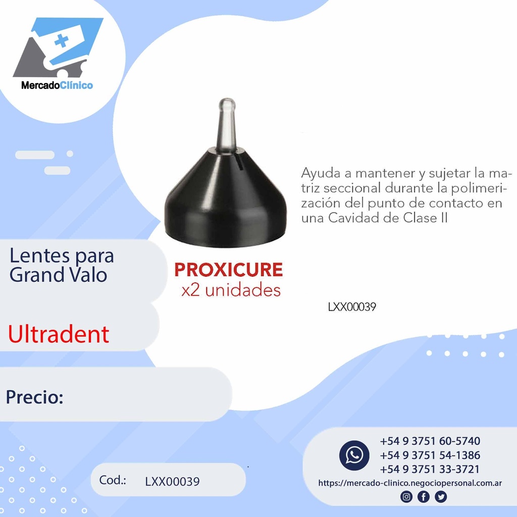 Lentes para Grand Valo - Proxicure - Ultradent