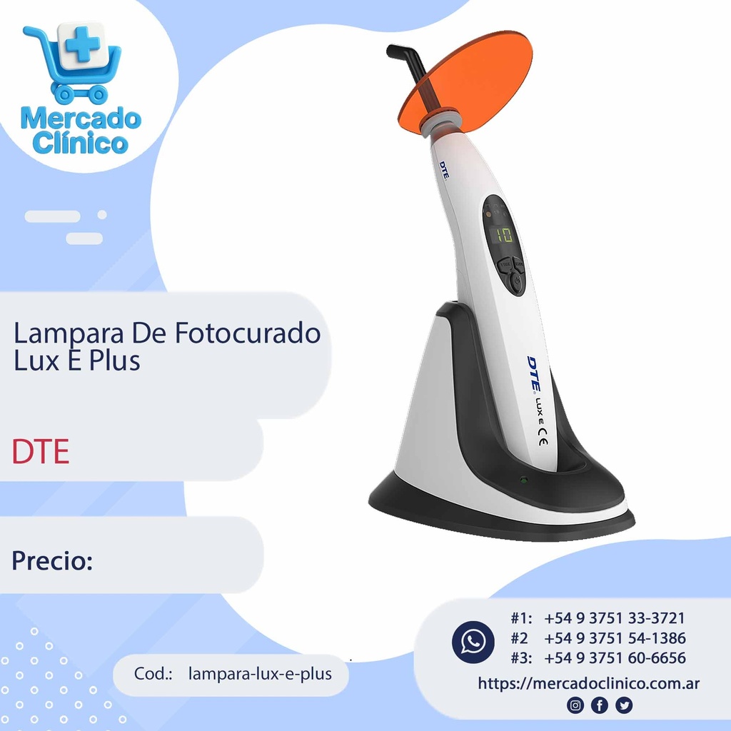 Lampara Fotocurado - led - Lux E Plus -  DTE