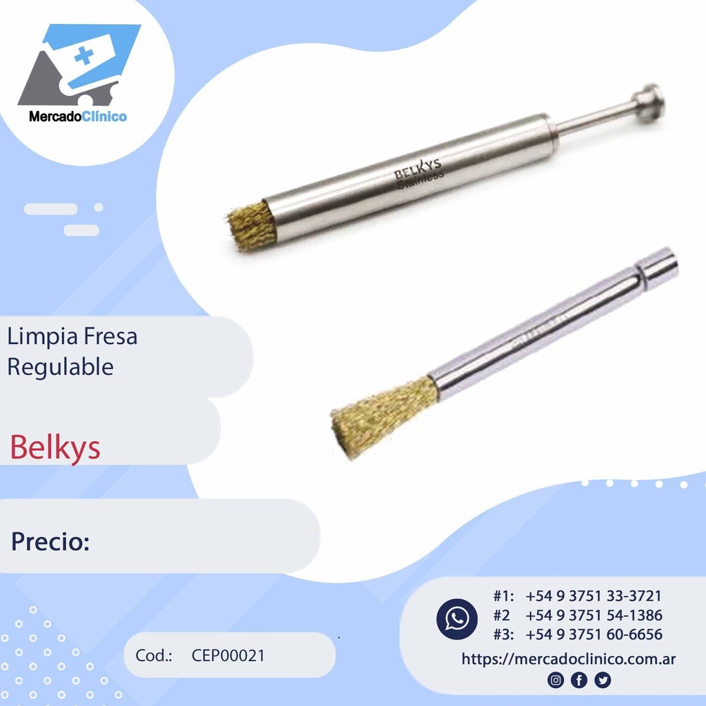 Limpia fresa regulable - Belkys