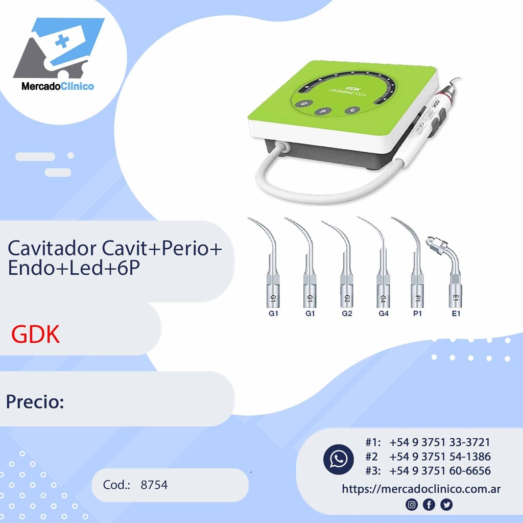 Cavitador Cavit+Perio+ Endo+Led+6P - GDK