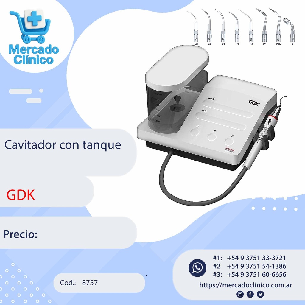 Cavitador con tanque - GDK