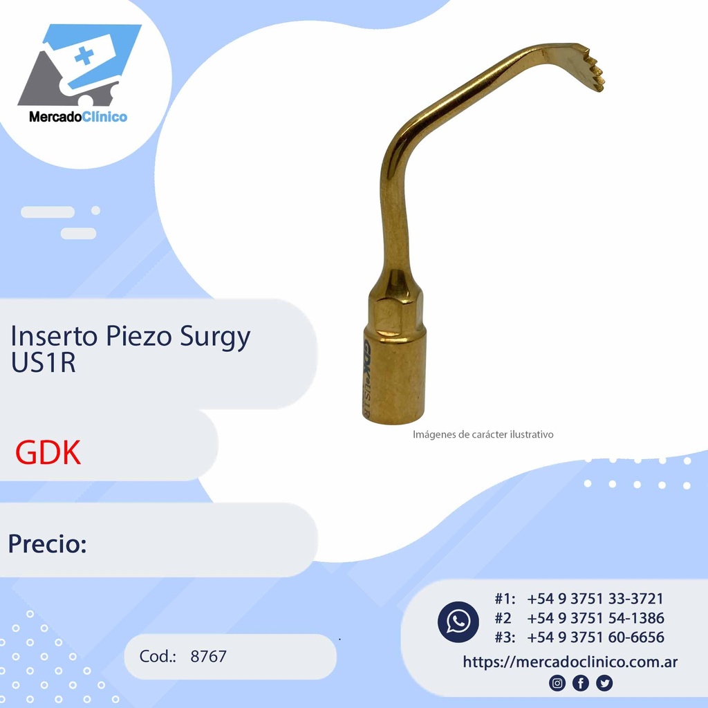Inserto Piezo Surgy US1R - GDK