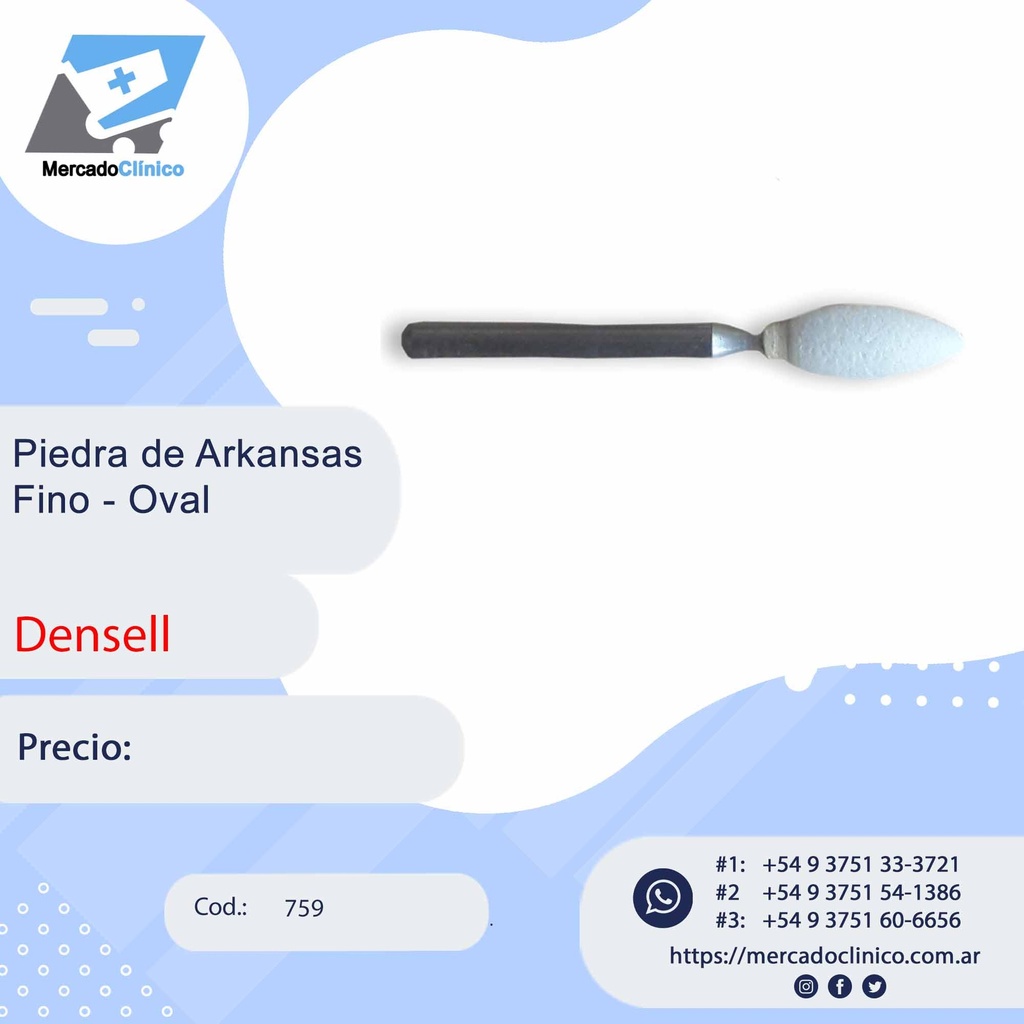 Piedra Arkansas Fino - Oval - 759 - Densell