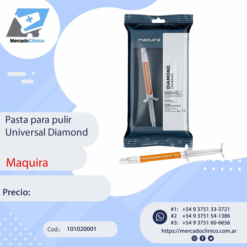 Pasta para pulido Universal DIAMOND - MAQUIRA