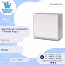 Bajomesada esquinero 1 Puerta Argus - Forms