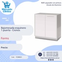 Bajomesada esquinero  1 puerta - Cronos - Forms