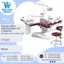 Equipo sillón  odontológico X3  Colibrí,  Banqueta y foco Cialítico LED - CINGOL (copia)