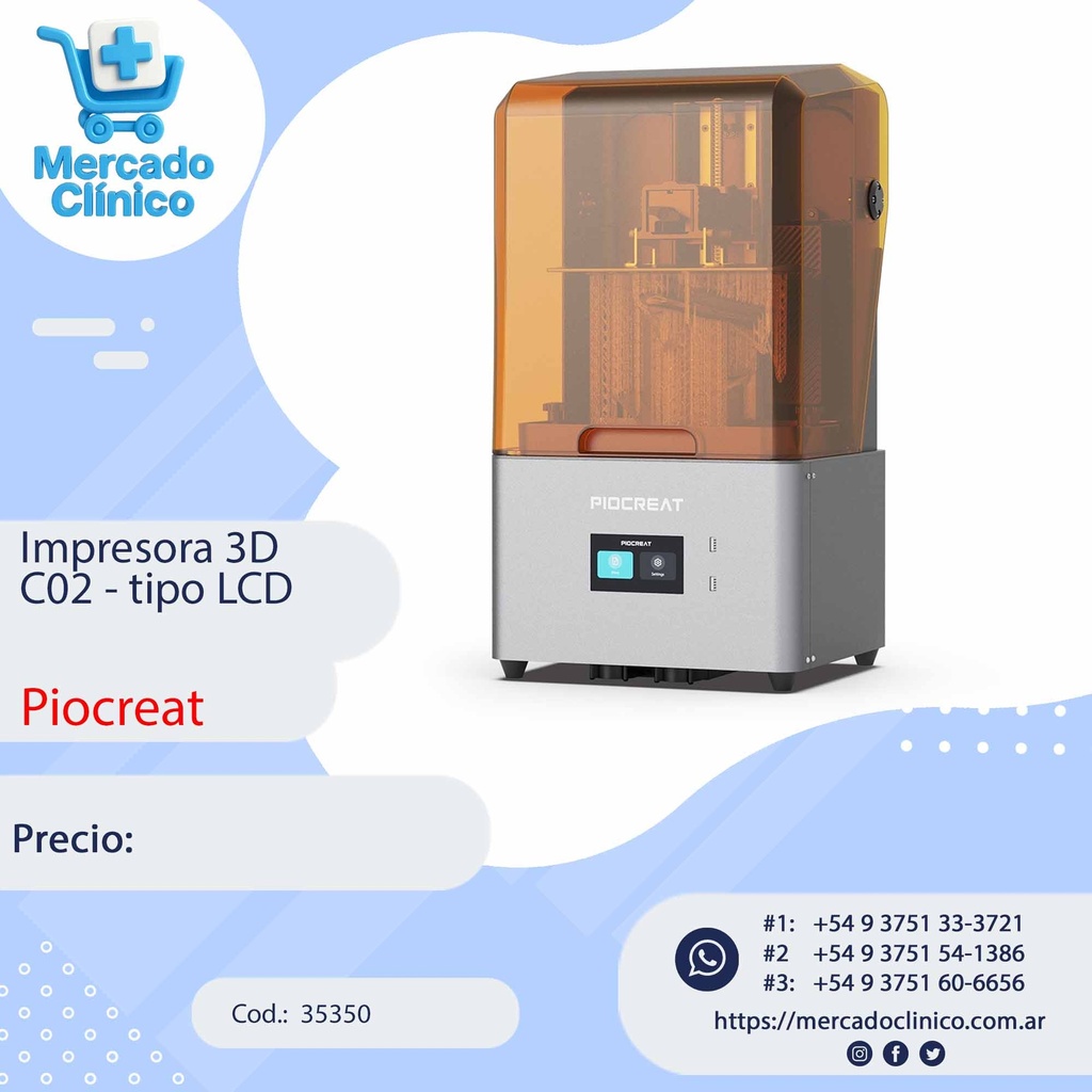 Impresora 3D C02 - Piocreat