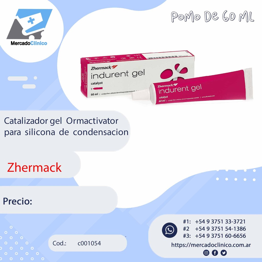Catalizador / activador gel  Ormactivator  para  silicona  de  condensación - Zhermack 