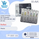 Limas H FLEX 25 mm -  X6 Unidades -  #15 -#40 o del #45 -#80 -  Perfect