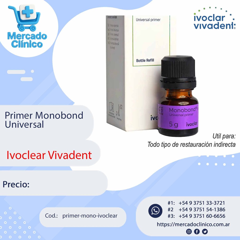 Primer Monobond Universal - Ivoclear Vivadent