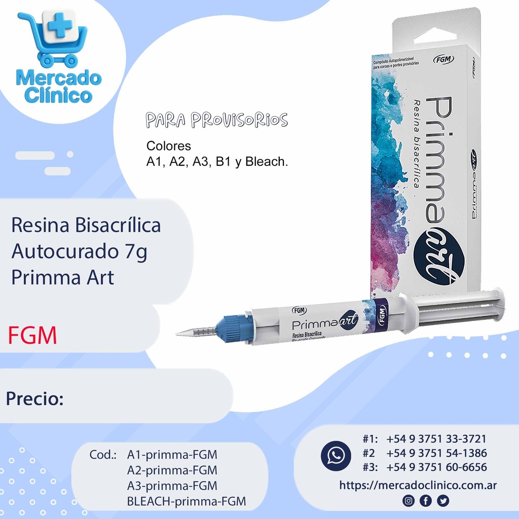 Resina Bisacrilica Primma 7g - FGM