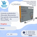 Cemento endodontico Obturador Bioceramico Para apósito intraconducto  BIO C Repair - 2g (4 jeringas de 0,5g) - Angelus