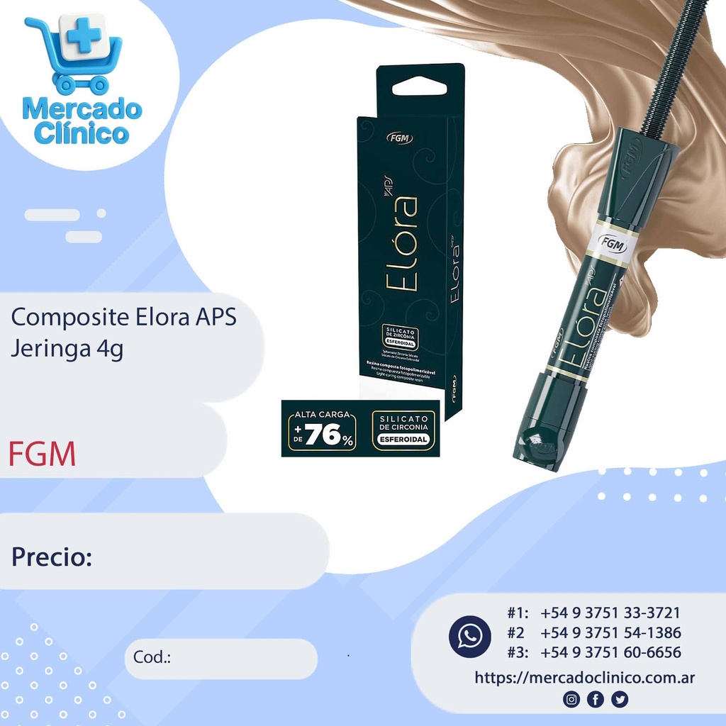 Composite Elora APS Jeringa 4g - FGM