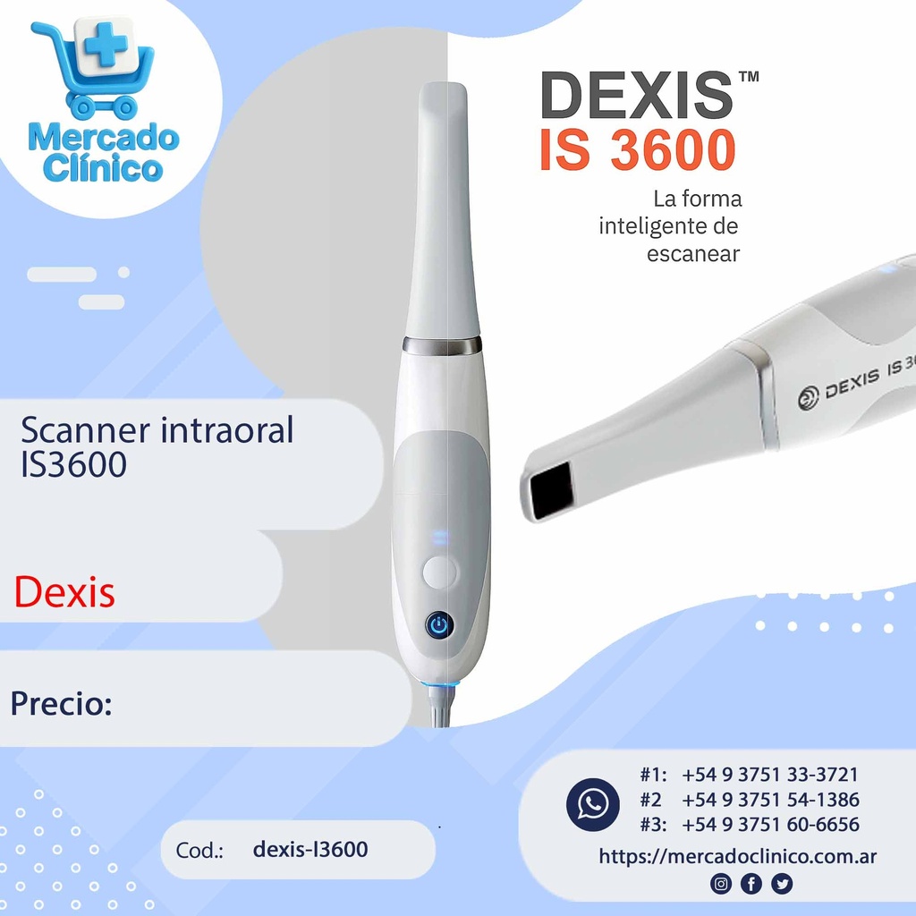 Escaner / Scanner intraoral I3600 - Dexis