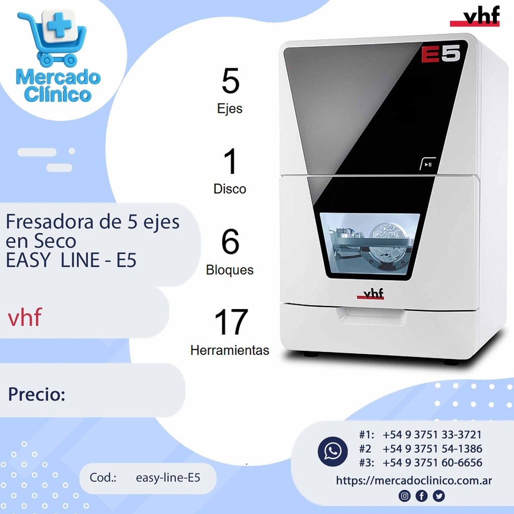 Fresadora Chairside  Húmeda/seco - EASY  LINE - E4 - vhf (copia)