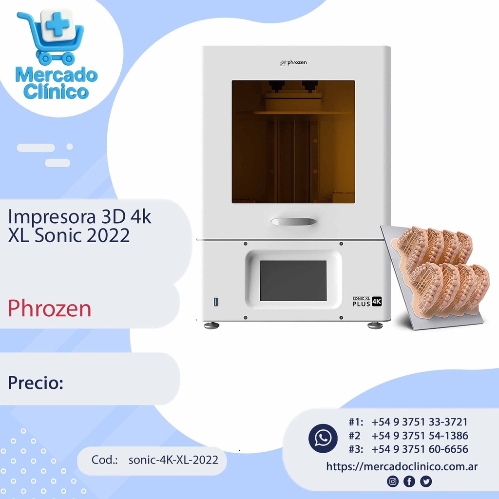 Impresora 3D 4k Sonic 2022 - Phrozen