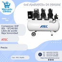 Compresor 3HP 80L - AT240/80  Libre de aceite Baja Sonoridad - ATEC