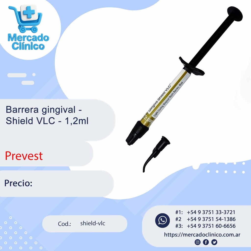 Barrera gingival - Shield VLC - PREVEST