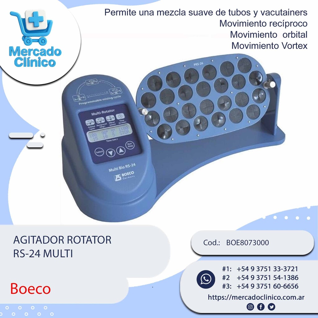 AGITADOR ROTATOR  RS-24 MULTI - Boeco