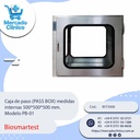 Caja de paso (PASS BOX) medidas  internas 500*500*500 mm.  Modelo PB-01 - Biosmartest