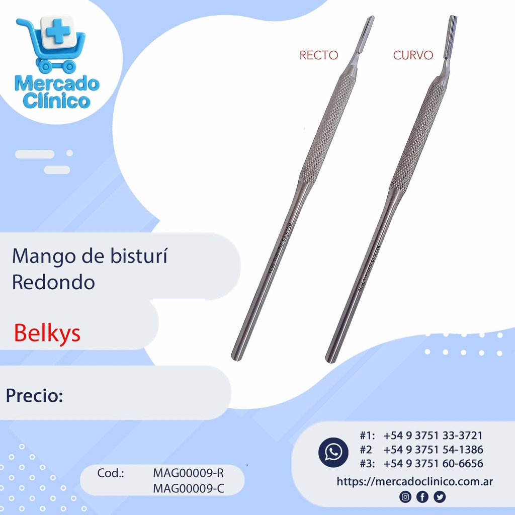 Mango para bisturi x unidad - Belkys